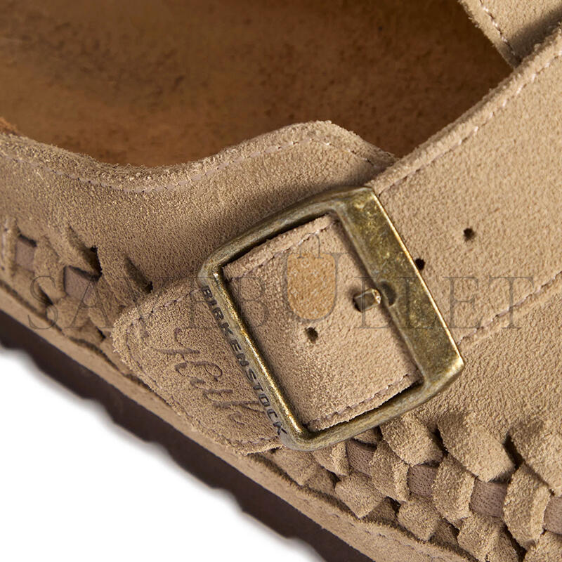 KITH FOR BIRKENSTOCK SUEDE BOSTON BRAIDED BR1030958